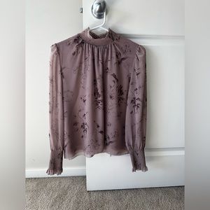 Aritzia Wilfred Valencia Floral Blouse
